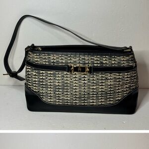 Etienne Ainger Black and Cream Women's Bag